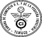 Cámara de comercio detallista Temuco